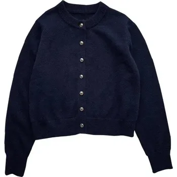Dámský svetr Dámský svetr s knoflíky Barva: Tmavě Modrá, Velikost: M