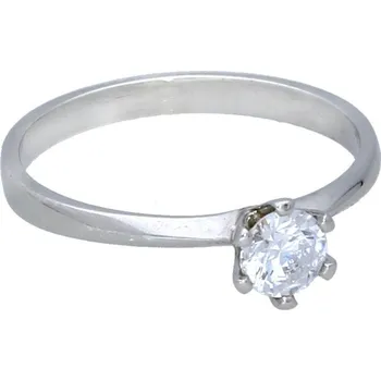 Prsten Goldstore Stříbrný prsten třpytivý zirkon Velikost: 54