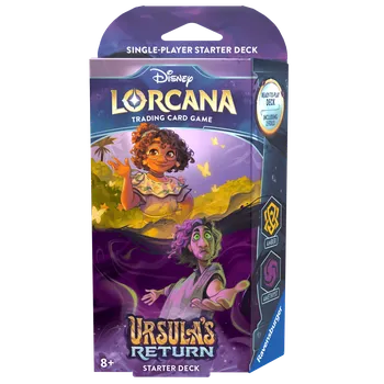 Sběratelská karetní hra Lorcana: Ursula's Return - Starter Deck Amber & Amethyst