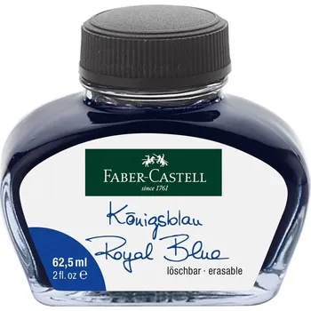 Výtvárné potřeby FABER-CASTELL inkoust 62,5ml, modrý zmizíkovatelný
