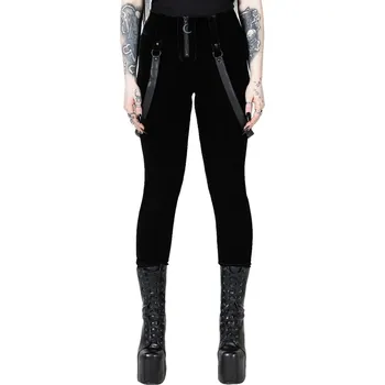 Dámské kalhoty kalhoty dámské (legíny) KILLSTAR - Moon City - Black - XXL