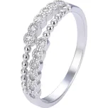 Prsten SILVERINO se zirkony 3541-58