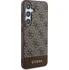 Pouzdro na mobilní telefon Guess PU 4G Stripe pro Samsung Galaxy S24 Plus, hnědé