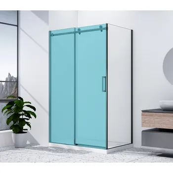 Gelco DRAGON BLACK boční stěna 900mm, čiré sklo