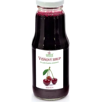 Sirup Valdemar Grešík Sirup višňový BIO 300 ml