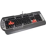 A4Tech G800V, klávesnice CZ, herní, voděodolná typ drátová (USB), černá