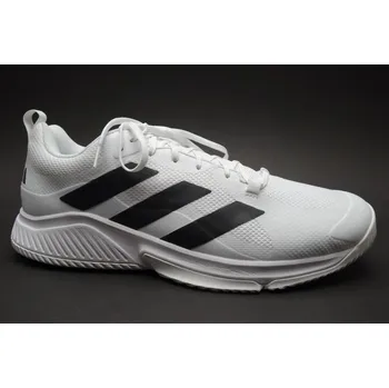 Pánská sálová obuv Halová obuv, Adidas, Court Team Bounce 2.0 M, bílo-černá: Bílá Syntetika 33,5 50 EU (F) 51 1/3 G - standardní šíře (28800-27429)