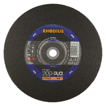 Řezný kotouč RHODIUS Ruční řezný kotouč FT30 300 x 3,0 x 20,00 PROline