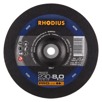 Brusný kotouč RHODIUS Brusný kotouč RS22 230 x 8,0 x 22,23 PROline