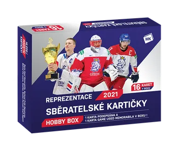 Sběratelská karetní hra MK Sběratelské kartičky reprezentace 2021 Hobby box