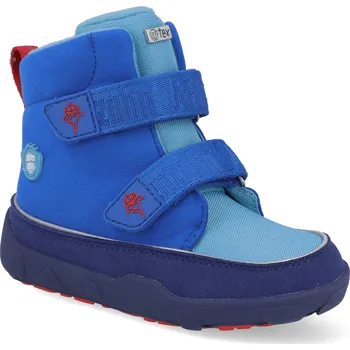 Dívčí zimní obuv Barefoot dětské zimní boty Affenzahn - Comfy Shark modré Velikost: 24