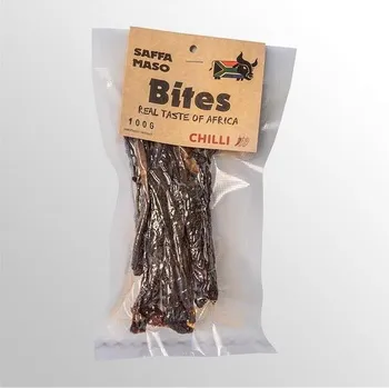 Sušené maso SAFFA MASO Sušené hovězí tyčinky Chilli Bites 100 g