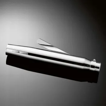 Výfuk pro motocykl Highway Hawk H65-933 Koncovka Tapered 38-45mm 41cm chrom 1ks - Chrom