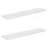police Plovoucí nástěnné police 2 ks 120 x 23,5 x 3,8 cm bílé