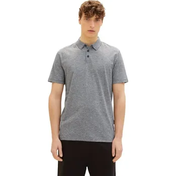 Oblečení a móda TOM TAILOR DENIM ® PRUHOVANÉ POLO - ČERNÁ