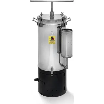 EVROTOM Vařák na vosk s lisem - kombinovaný (dřevo/plyn)