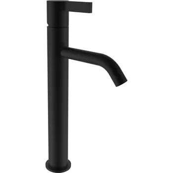 Vodovodní baterie Laufen Kartell umyvadlová stojánková páková baterie vysoká bez automatické výpusti, PVD titan černá matná H3113380811201