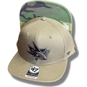 Módní doplněk '47 Brand Snapback San Jose Sharks Ballpark Camo ’47