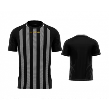fotbalový dres givova Tratto M černá/bílá 1003