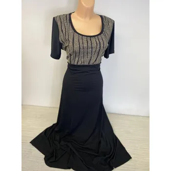 Dámské šaty společenské šaty, Barva celopotištěná, Velikost XXL52, Materiál 98% Polyester 2% Lycra