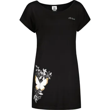 Dámské tričko Dámské prodloužné tričko ALTISPORT CARRYOVER ALW137123 ČERNOZLATÁ S