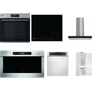 Set domácích spotřebičů WHIRLPOOL OMSK58HU1SX + WHIRLPOOL WL B8160 NE + WHIRLPOOL WHBS 62F LT K + WHIRLPOOL AMW 439 IX + WHIRLPOOL WBC 3C34 PF X + WHIRLPOOL WHC18 T311
