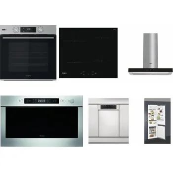 Set domácích spotřebičů WHIRLPOOL OMSK58HU1SX + WHIRLPOOL WS Q2760 BF + WHIRLPOOL WHBS 62F LT K + WHIRLPOOL AMW 439 IX + WHIRLPOOL WSBO 3O34 PF X + WHIRLPOOL ART 66112