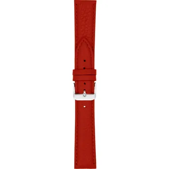 Řemínek na hodinky Kožený řemínek na hodinky 18 mm červený