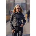 Černá kožená bunda GWRyanna Velikost XXXL