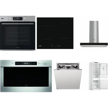 Set domácích spotřebičů WHIRLPOOL OMSK58HU1SX + WHIRLPOOL WS Q2760 BF + WHIRLPOOL WHBS 62F LT K + WHIRLPOOL AMW 439 IX + WHIRLPOOL WIO 3T133 PLE + WHIRLPOOL WHC18 T311