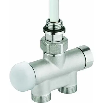 HS Termostatická připojovací armatura přímá, jednobodová 50 mm - nikl