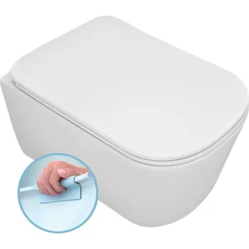 Klozet Kerasan TRIBECA závěsná WC mísa, Rimless, 35x54cm, bílá