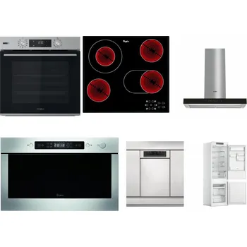 Set domácích spotřebičů WHIRLPOOL OMSK58HU1SX + WHIRLPOOL AKT 8190/BA + WHIRLPOOL WHBS 62F LT K + WHIRLPOOL AMW 439 IX + WHIRLPOOL WSBO 3O34 PF X + WHIRLPOOL WHC18 T311