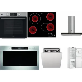 Set domácích spotřebičů WHIRLPOOL OMSK58HU1SX + WHIRLPOOL AKT 8190/BA + WHIRLPOOL WHBS 62F LT K + WHIRLPOOL AMW 439 IX + WHIRLPOOL WIC 3C33 PFE + WHIRLPOOL WHC18 T311