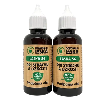 Dokonalá Láska LÁSKA 56 Při strachu a úzkosti podpůrný olej 100 ml