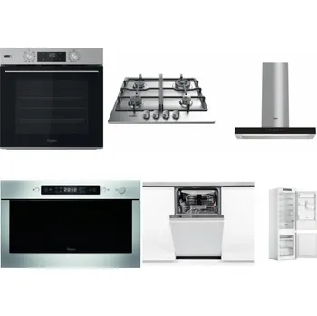 Set domácích spotřebičů WHIRLPOOL OMSK58HU1SX + WHIRLPOOL TKRL 661 IX EU + WHIRLPOOL WHBS 62F LT K + WHIRLPOOL AMW 439 IX + WHIRLPOOL WSIO 3O34 PFE X + WHIRLPOOL WHC18 T311