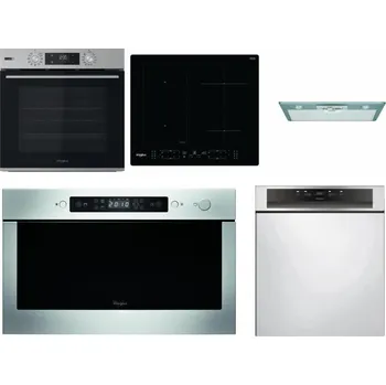 Set domácích spotřebičů WHIRLPOOL OMSK58HU1SX + WHIRLPOOL WL B8160 NE + WHIRLPOOL AKR 650/1 IX + WHIRLPOOL AMW 439 IX + WHIRLPOOL WBC 3C34 PF X