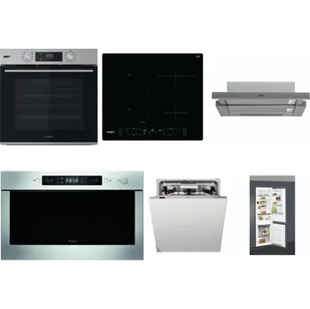 Set domácích spotřebičů WHIRLPOOL OMSK58HU1SX + WHIRLPOOL WL B8160 NE + WHIRLPOOL AKR 749/1 IX + WHIRLPOOL AMW 439 IX + WHIRLPOOL WIO 3T133 PLE + WHIRLPOOL ART 66112