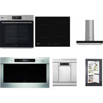 Set domácích spotřebičů WHIRLPOOL OMSK58HU1SX + WHIRLPOOL WS Q2760 BF + WHIRLPOOL WHBS 62F LT K + WHIRLPOOL AMW 439 IX + WHIRLPOOL WSBO 3O34 PF X + WHIRLPOOL ART 65031