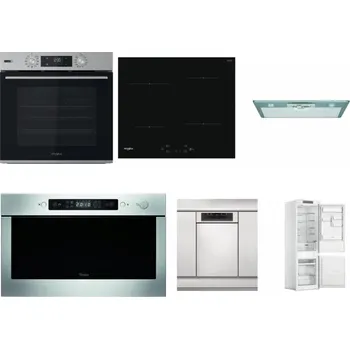Set domácích spotřebičů WHIRLPOOL OMSK58HU1SX + WHIRLPOOL WS Q2760 BF + WHIRLPOOL AKR 650/1 IX + WHIRLPOOL AMW 439 IX + WHIRLPOOL WSBO 3O34 PF X + WHIRLPOOL WHC18 T311