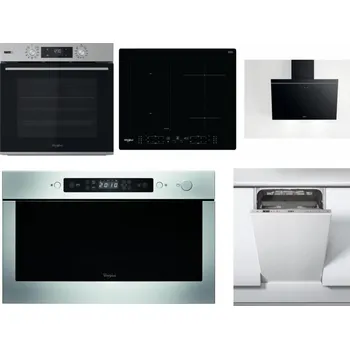 Set domácích spotřebičů WHIRLPOOL OMSK58HU1SX + WHIRLPOOL WL B8160 NE + WHIRLPOOL AKR 62F LT K + WHIRLPOOL AMW 439 IX + WHIRLPOOL WSIC 3M27 C