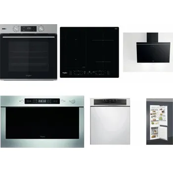Set domácích spotřebičů WHIRLPOOL OMSK58HU1SX + WHIRLPOOL WL B8160 NE + WHIRLPOOL AKR 62F LT K + WHIRLPOOL AMW 439 IX + WHIRLPOOL WBC 3C34 PF X + WHIRLPOOL ART 66112