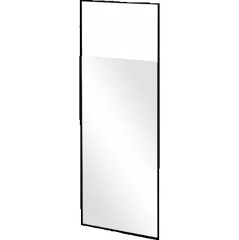 BESCO Walk-in sprchová zástěna ICON 120 cm, černá, výškově nastavitelná, montáž do stropu