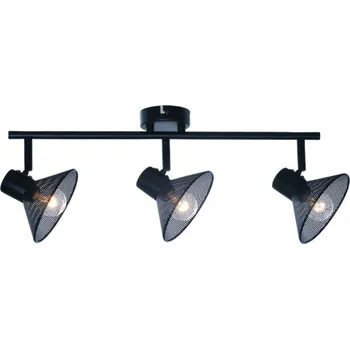 ACA Lighting nástěnné a stropní svítidlo 3XE14 PALOMA černá 53X13X19CM TNK2833SB