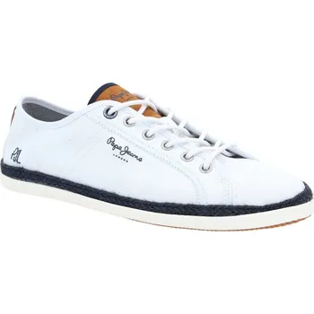 Pánské pantofle Pepe Jeans London Tenisky MAUI BASIC | Barva:bílý | Velikost:41