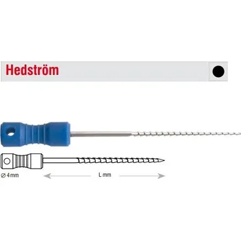 Hedström-file 6ks Edenta délka: L25, průměr: 15