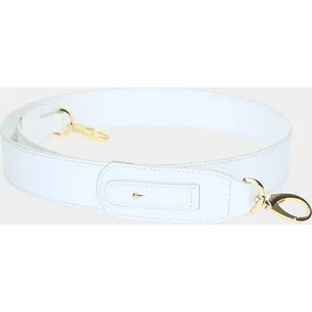Kabelka Široký řemen Twins bílá/zlato