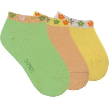 Dívčí letní bavlněné ponožky RS 31-34 mix barev