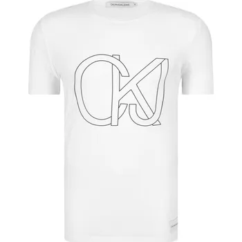 Pánské tričko CALVIN KLEIN JEANS Tričko GRAPHIC | Barva:bílý | Velikost:XL
