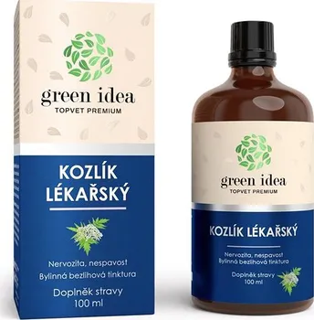 Přírodní produkt Topvet Green Idea Kozlík lékařský bezlihová tinktura 100 ml